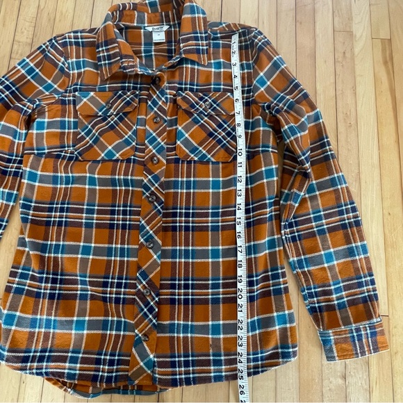 Duluth Trading Company orange flannel shirt - Picture 7 of 8